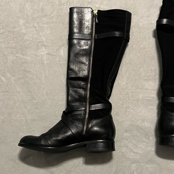 Cole Haan Dorian Tall Black Leather Riding Boot - Womens Sz 7 Quiet Luxury - Picture 11 of 11